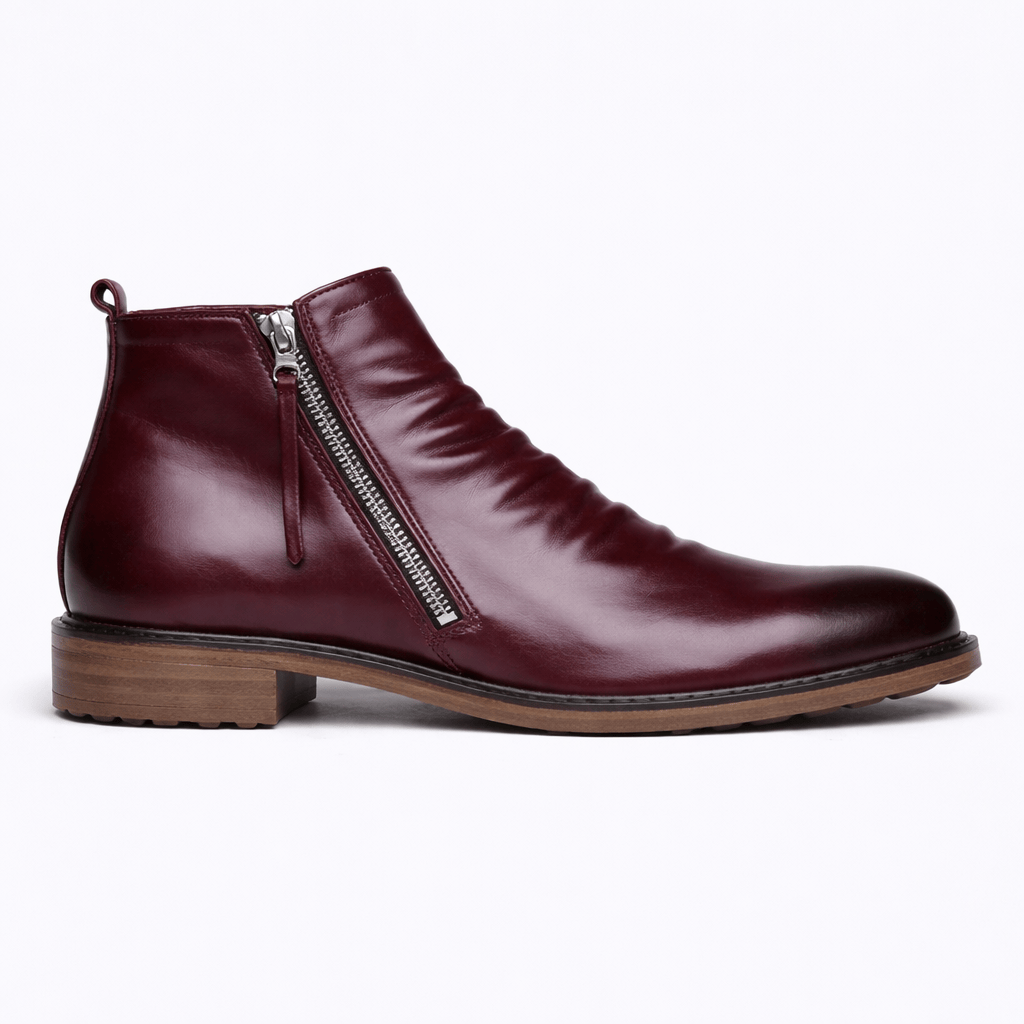 Coleeast-London Red / 38 CONNOR, Chelsea Ankle Boots Side Zipper