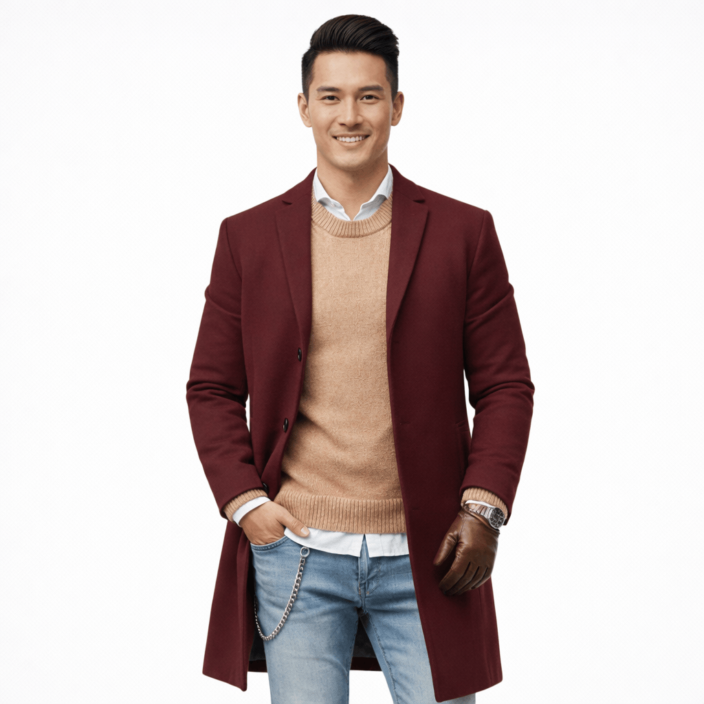 Coleeast-London Red / XS CLIVE, Casual Single-Breasted Blazer