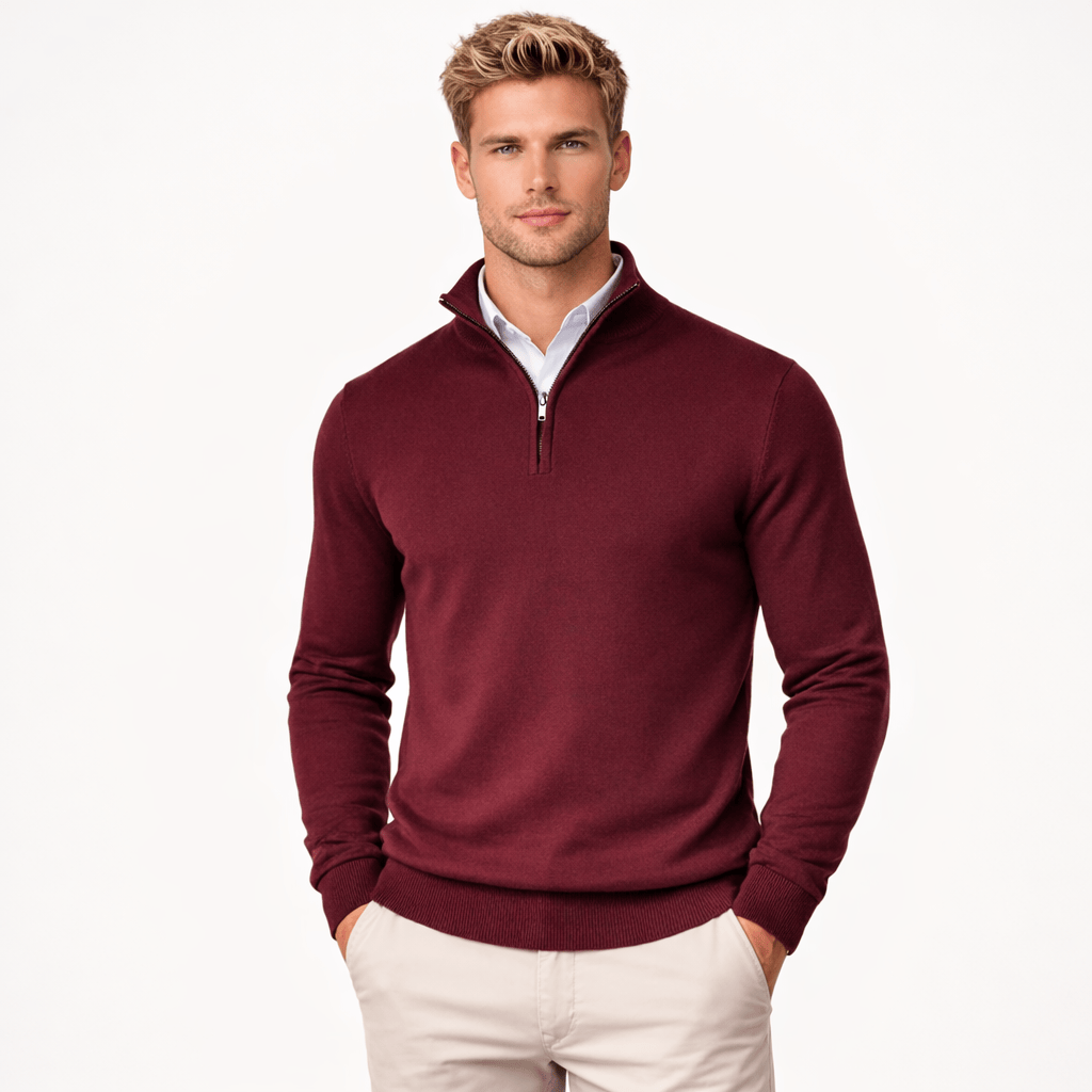 Coleeast London Red / XS DAMON, Knitted Cardigan Vest