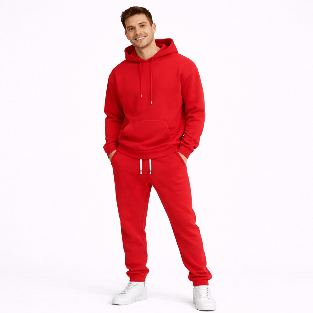 Coleeast-London Red / XS DAN, Solid Fit Sports Tracksuit