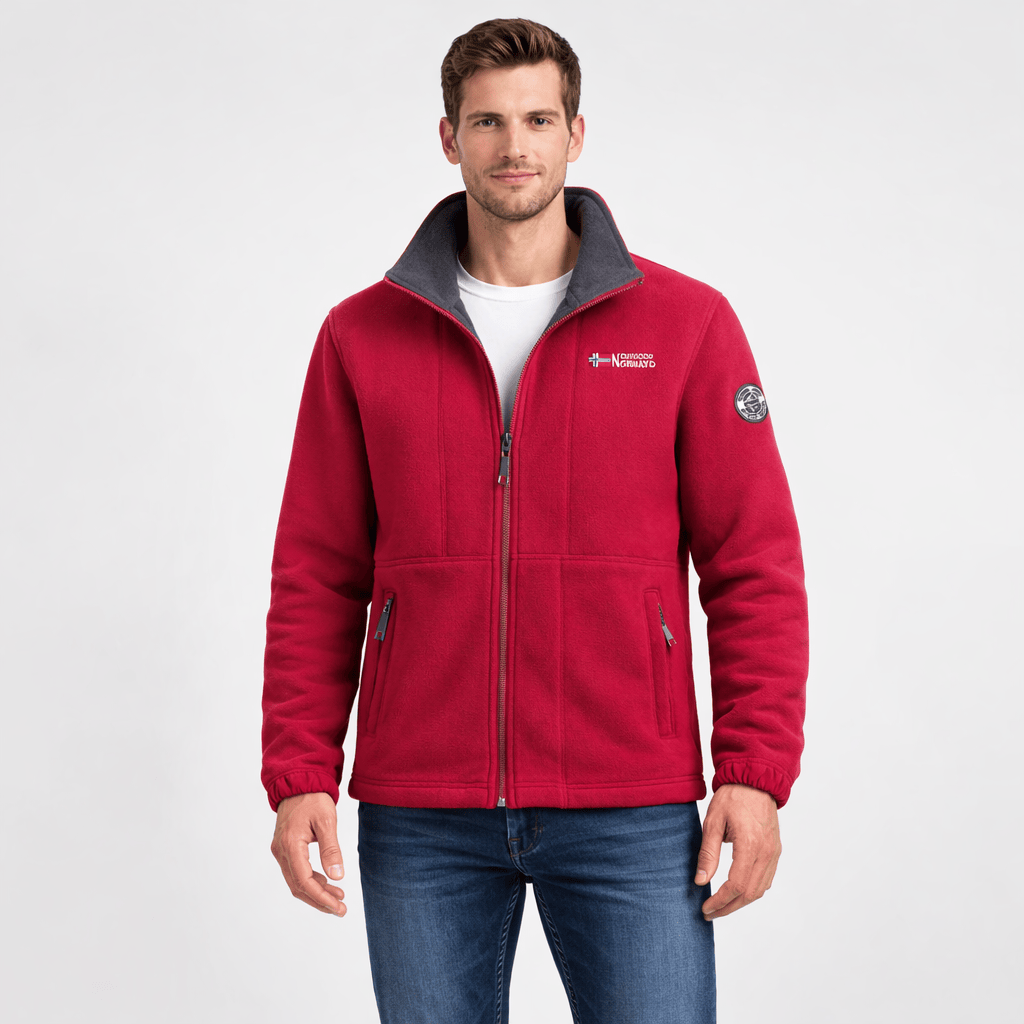 Coleeast London Red / XS DYLAN, Fleece Zip Jacket