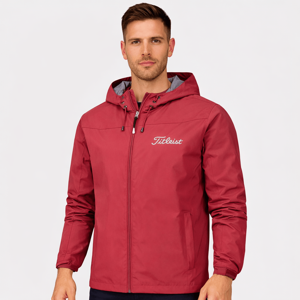 Coleeast-London Red / XS EBENEZER, Hooded Zip Jacket Printed