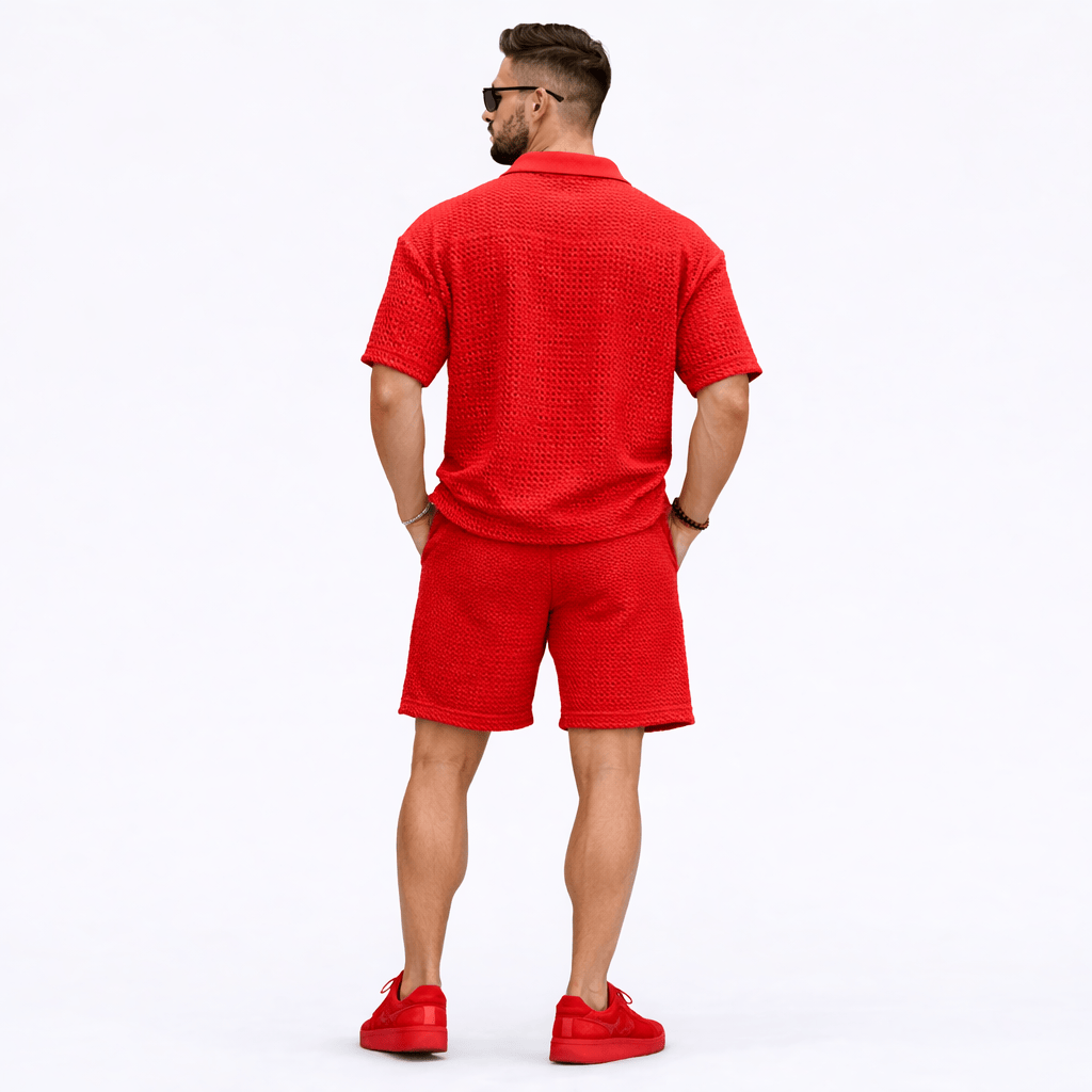 Coleeast-London RICHARD,  Preppy Zip Top And Elastic Pants