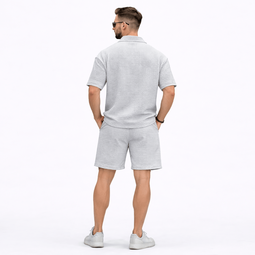 Coleeast-London RICHARD,  Preppy Zip Top And Elastic Pants