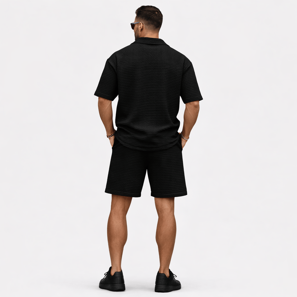 Coleeast-London RICHARD,  Preppy Zip Top And Elastic Pants