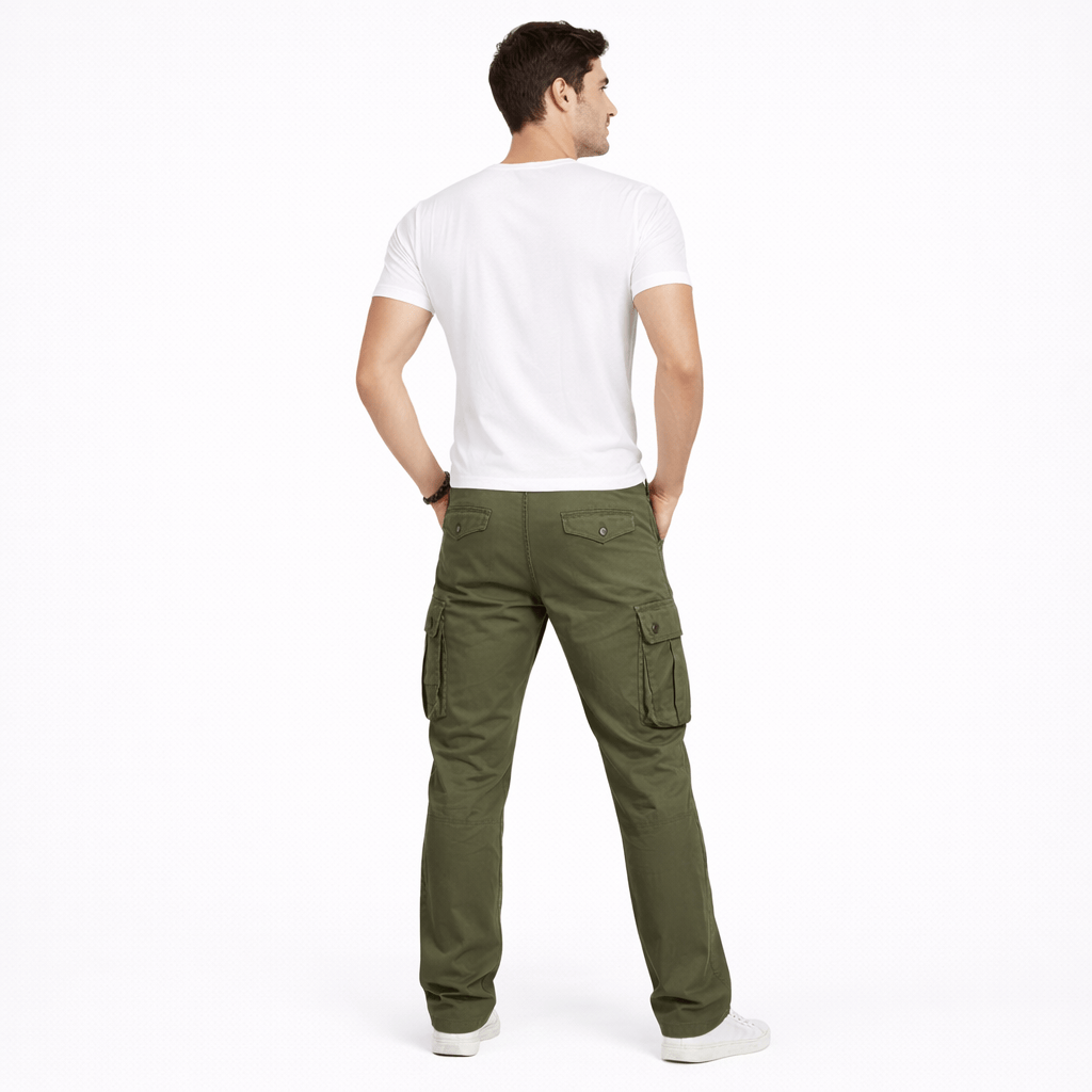 Coleeast-London SAM, Cotton Cargo Pants Regular Fit
