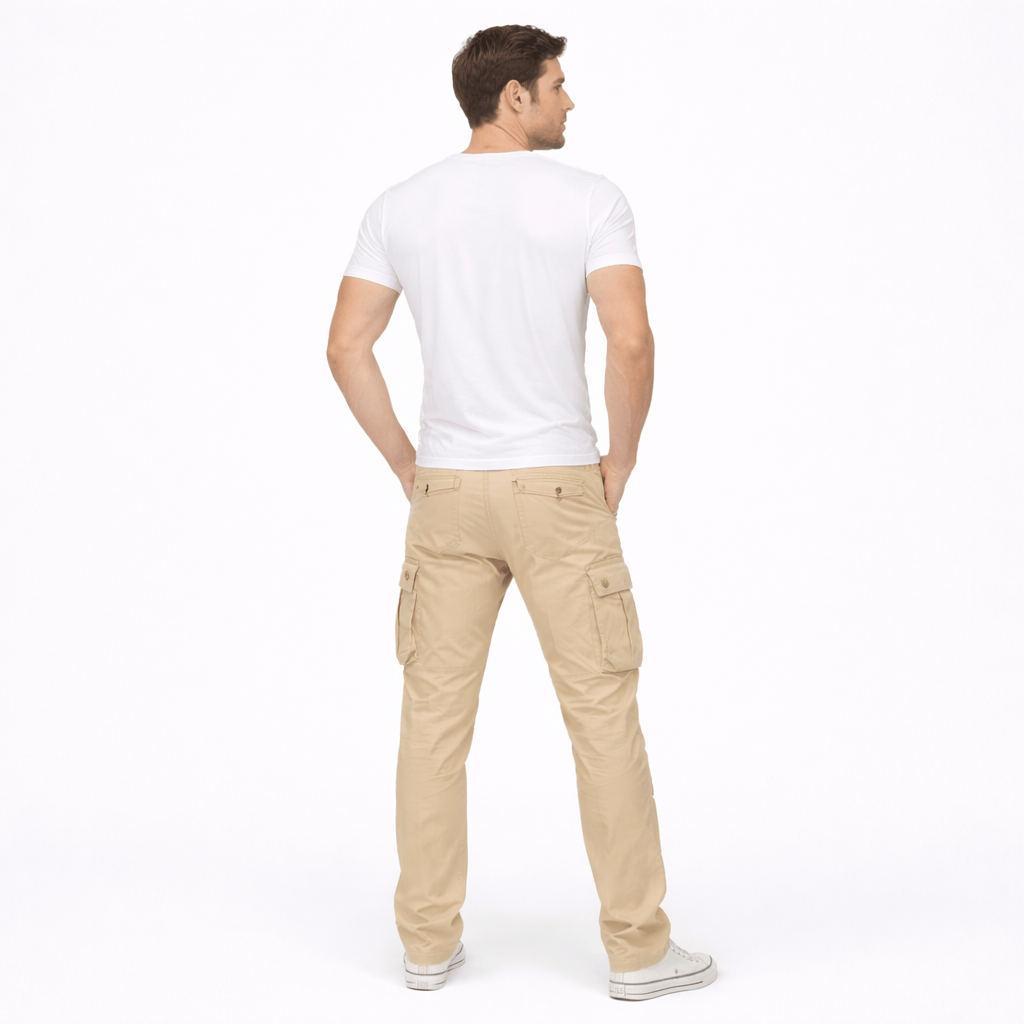 Coleeast-London SAM, Cotton Cargo Pants Regular Fit