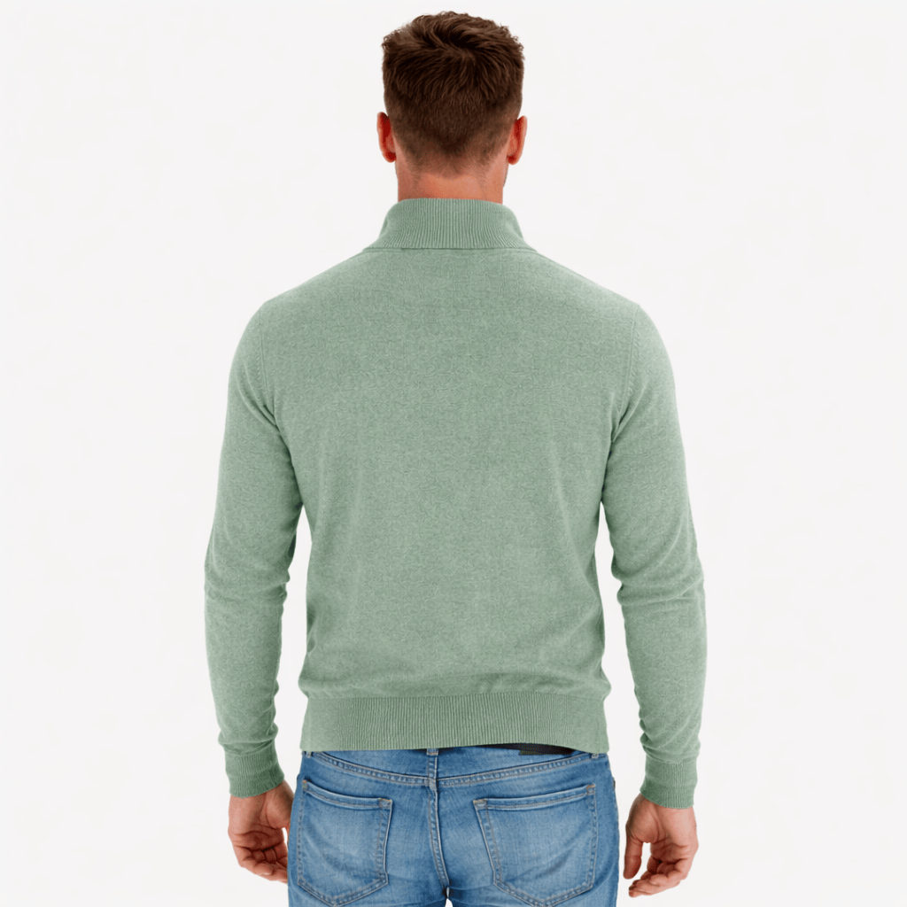 Coleeast-London TED, Turtleneck Zip Sweater