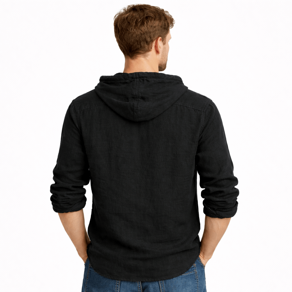 Coleeast-London TIM, Linen Hooded Sweatshirt
