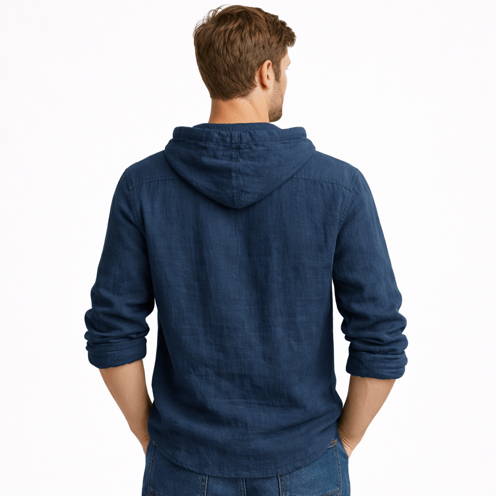 Coleeast-London TIM, Linen Hooded Sweatshirt