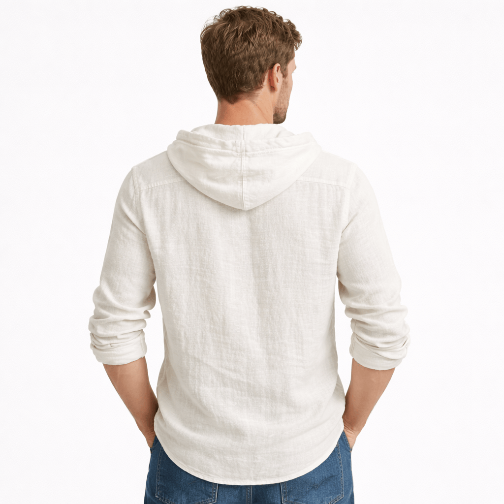 Coleeast-London TIM, Linen Hooded Sweatshirt