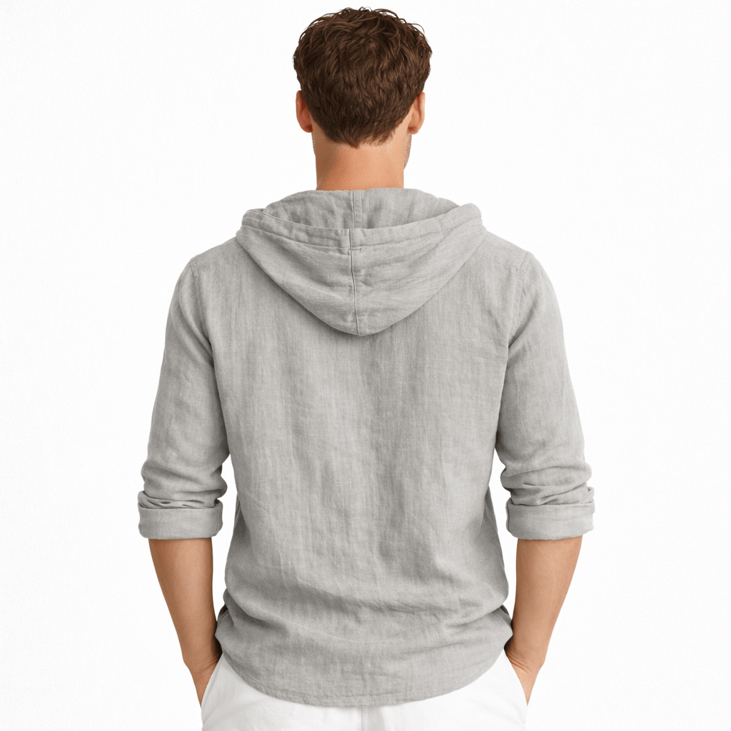 Coleeast-London TIM, Linen Hooded Sweatshirt