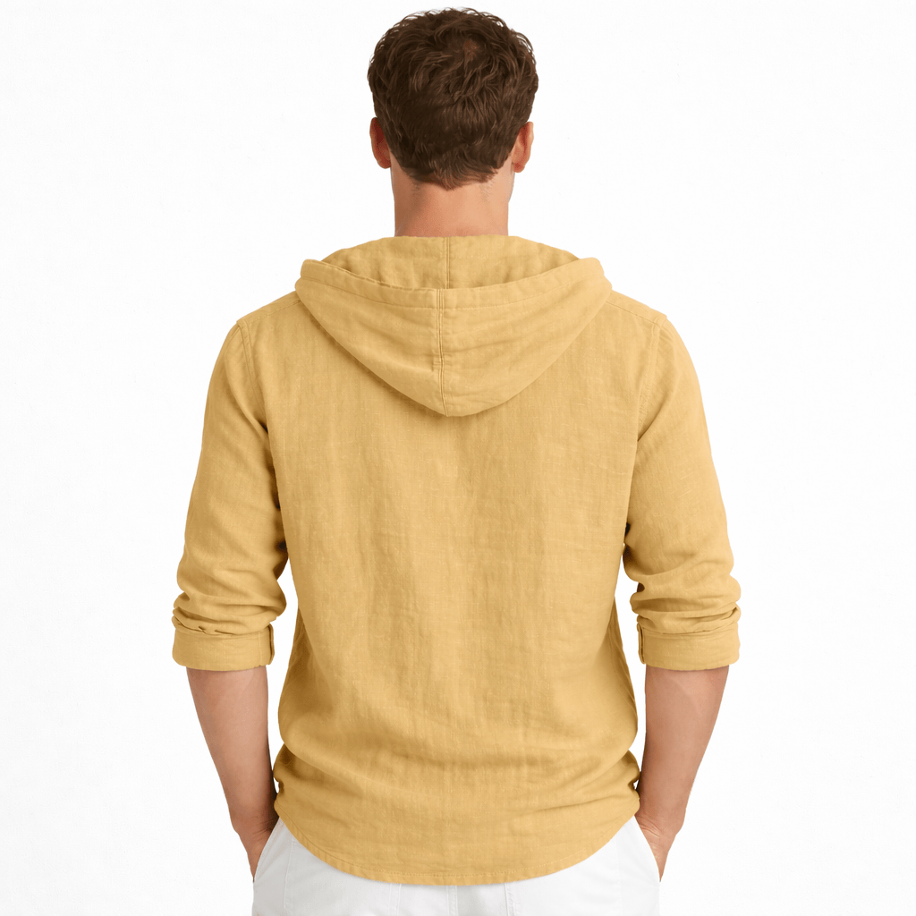 Coleeast-London TIM, Linen Hooded Sweatshirt