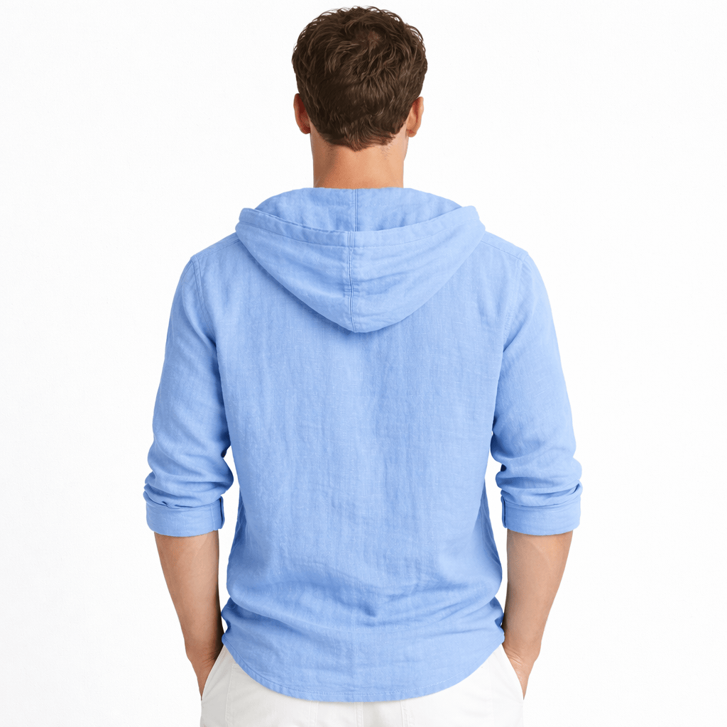 Coleeast-London TIM, Linen Hooded Sweatshirt