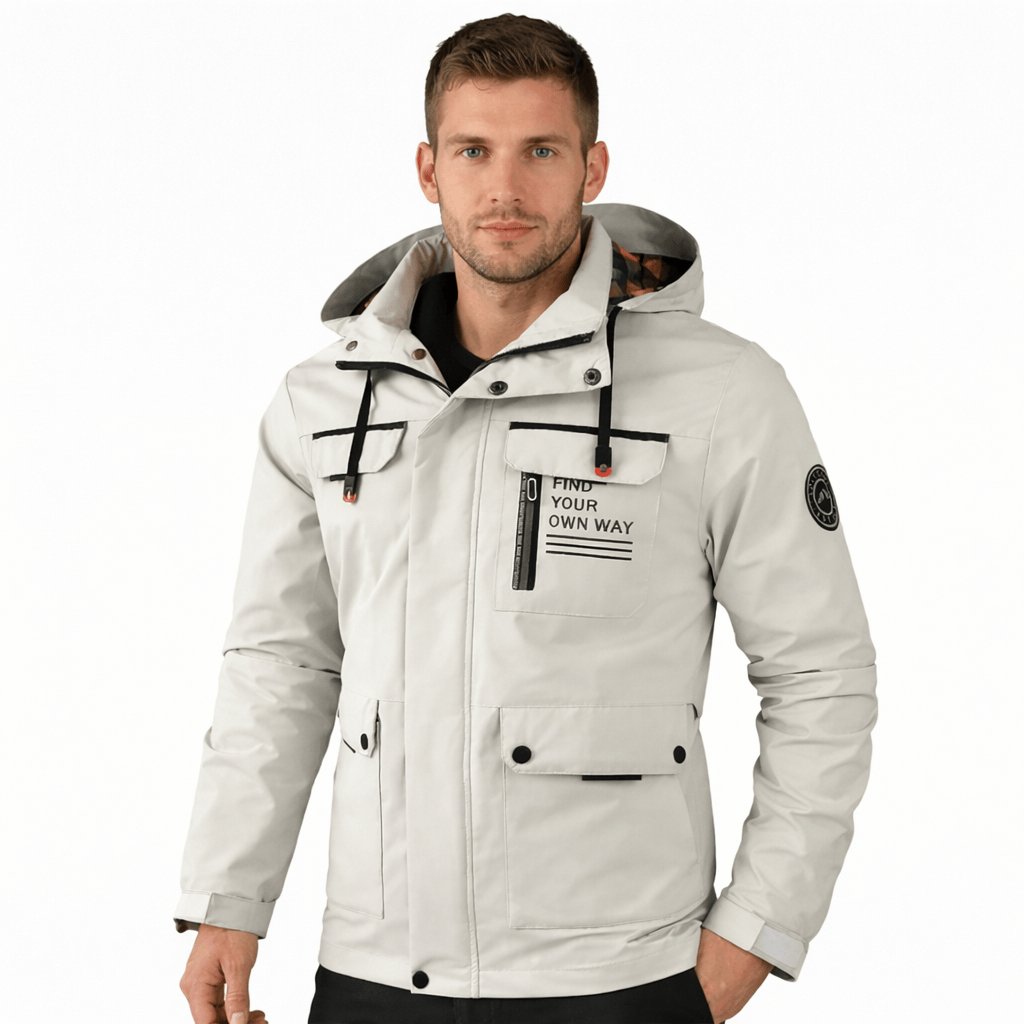 Coleeast-London White / XS ARDEN, Casual Zip-Up Jacket